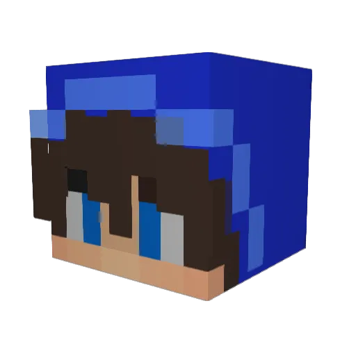soyokaze_1023 Minecraft avatar head, 3D render