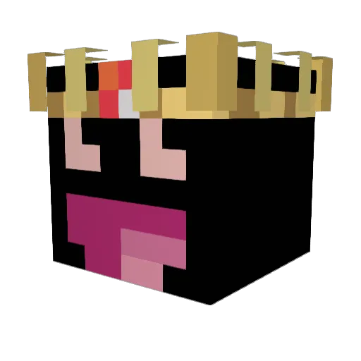 soysarooh Minecraft avatar head, 3D render