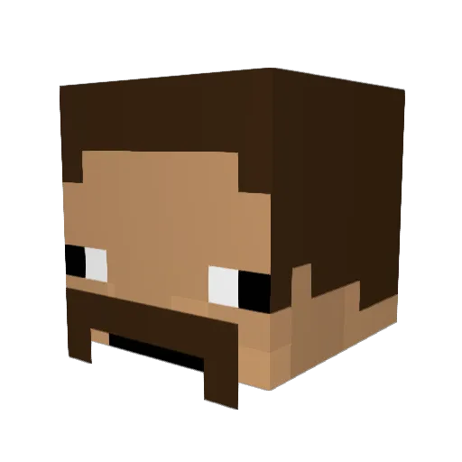 sp00kiezz Minecraft avatar head, 3D render