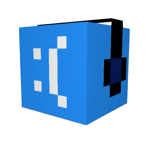 sp0ntaneity Minecraft avatar head, 3D render