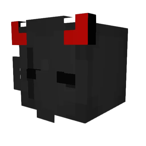 sp1It Minecraft avatar head, 3D render