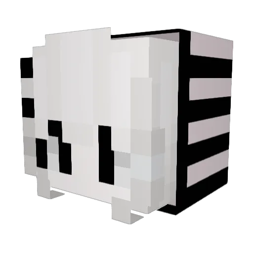 sp1k0s Minecraft avatar head, 3D render