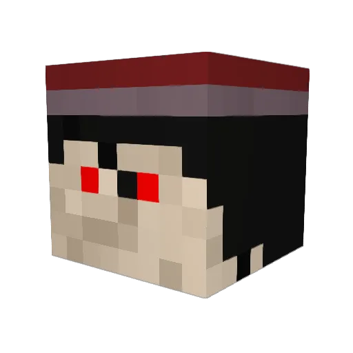 sp1k3 Minecraft avatar head, 3D render