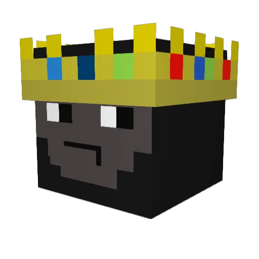 sp4dyz Minecraft avatar head, 3D render