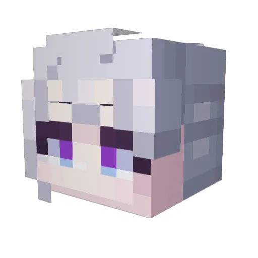 sp7472 Minecraft avatar head, 3D render