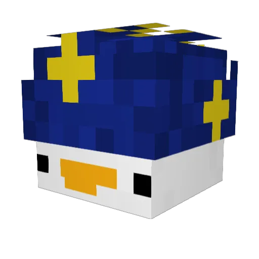 spAceWizard666 Minecraft avatar head, 3D render