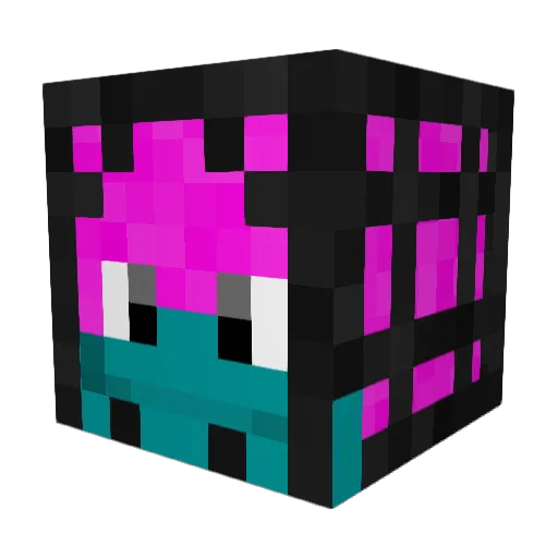sp_rosa3 Minecraft avatar head, 3D render