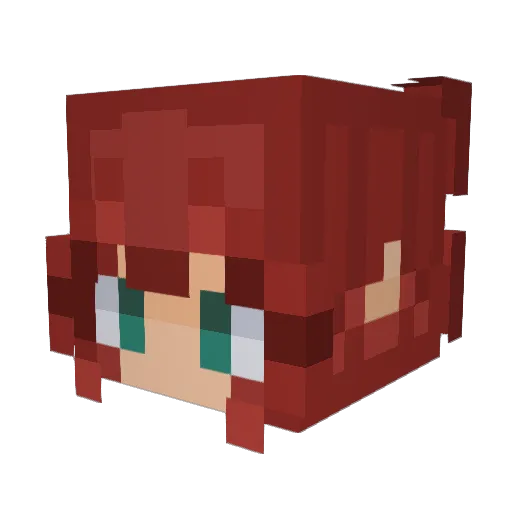 spac3drifter Minecraft avatar head, 3D render
