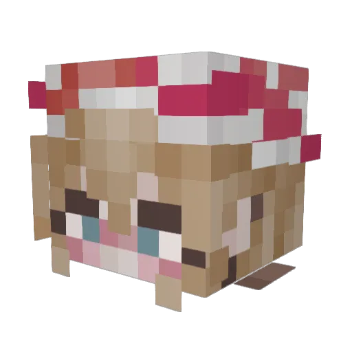 spacePhantom94 Minecraft avatar head, 3D render