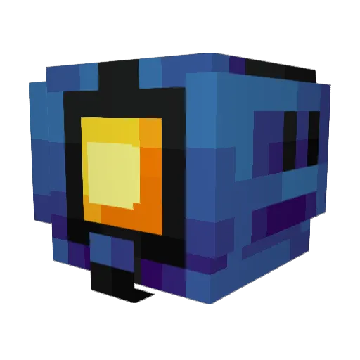 space_chungus Minecraft avatar head, 3D render