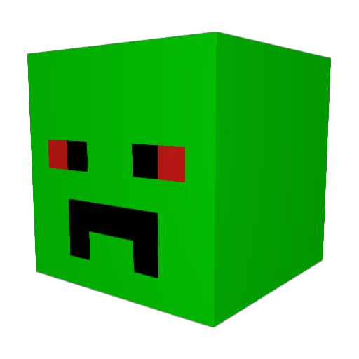 space_tryger Minecraft avatar head, 3D render