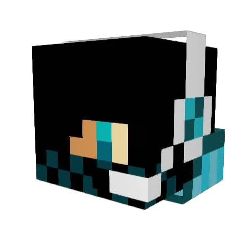 spacechimp10 Minecraft avatar head, 3D render