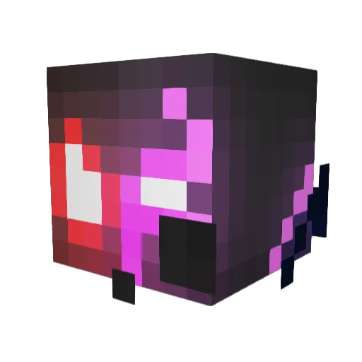 spaceghost42069 Minecraft avatar head, 3D render