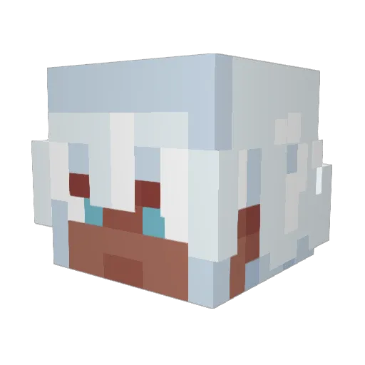 spacelover69 Minecraft avatar head, 3D render