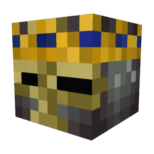 spacemarine12 Minecraft avatar head, 3D render