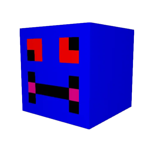 spacepanda137 Minecraft avatar head, 3D render