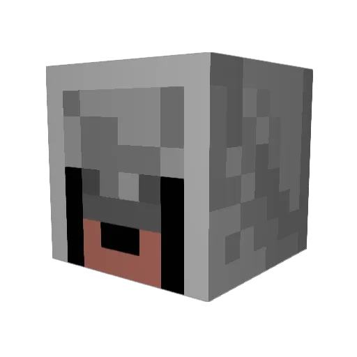 spaceroxxx Minecraft avatar head, 3D render
