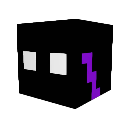 spacetypo Minecraft avatar head, 3D render
