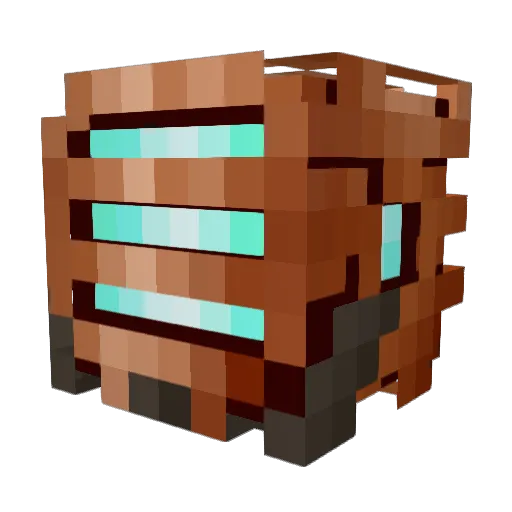 spacialEel Minecraft avatar head, 3D render