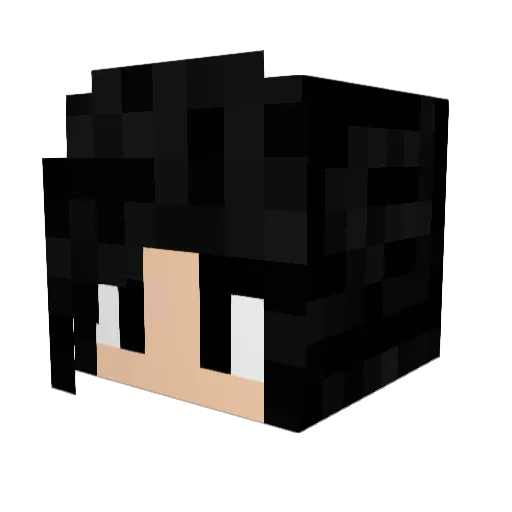 spade67 Minecraft avatar head, 3D render