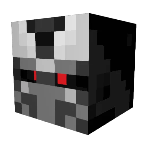 spade726 Minecraft avatar head, 3D render