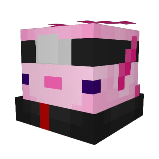 spade_lemontea11 Minecraft avatar head, 3D render