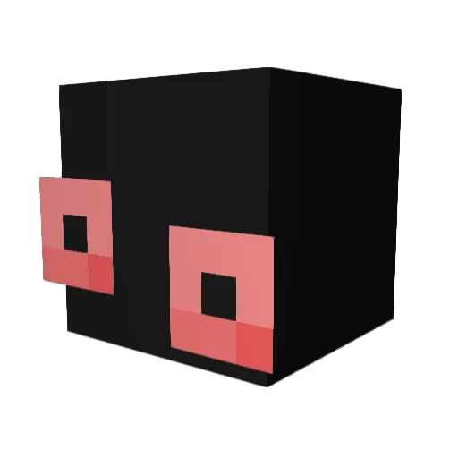 spadvs Minecraft avatar head, 3D render