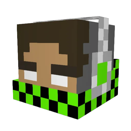 spageta99 Minecraft avatar head, 3D render