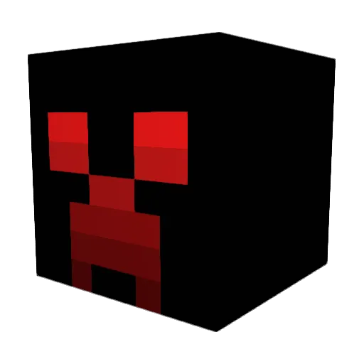 spaghetor Minecraft avatar head, 3D render