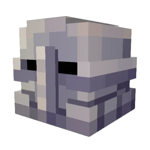 spaghetti911 Minecraft avatar head, 3D render
