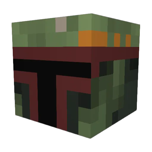 spaghurr Minecraft avatar head, 3D render