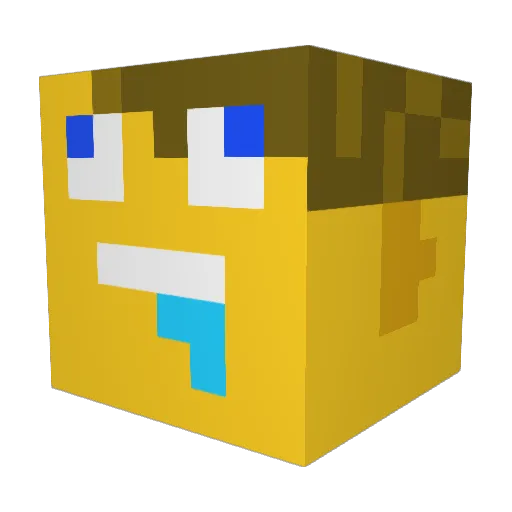 spairse24 Minecraft avatar head, 3D render