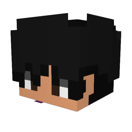 spamer21 Minecraft avatar head, 3D render