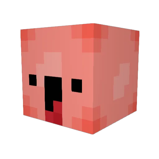 spangledaf Minecraft avatar head, 3D render