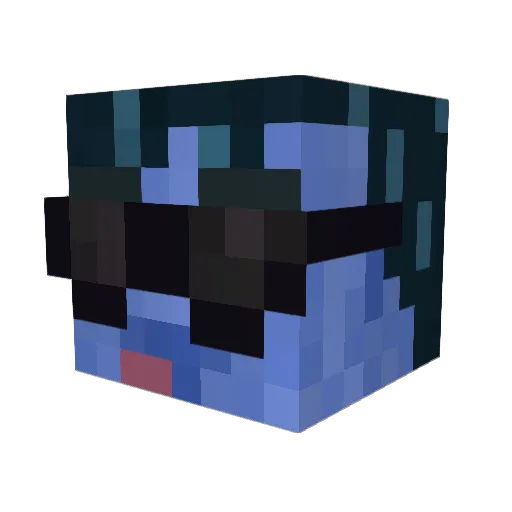 spannermagnet Minecraft avatar head, 3D render