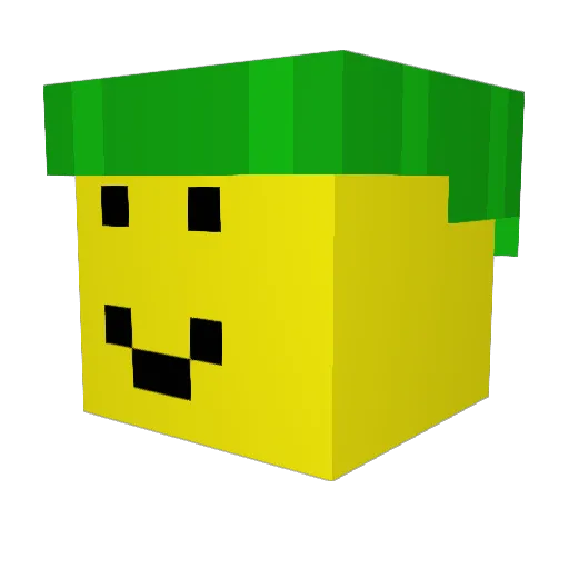 sparcoro Minecraft avatar head, 3D render