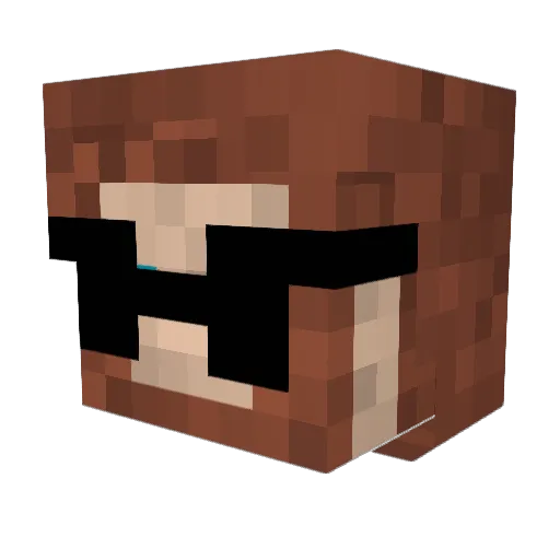 sparinglink77 Minecraft avatar head, 3D render