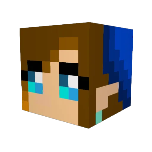 sparkel91 Minecraft avatar head, 3D render