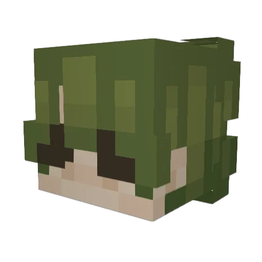 sparkels69 Minecraft avatar head, 3D render