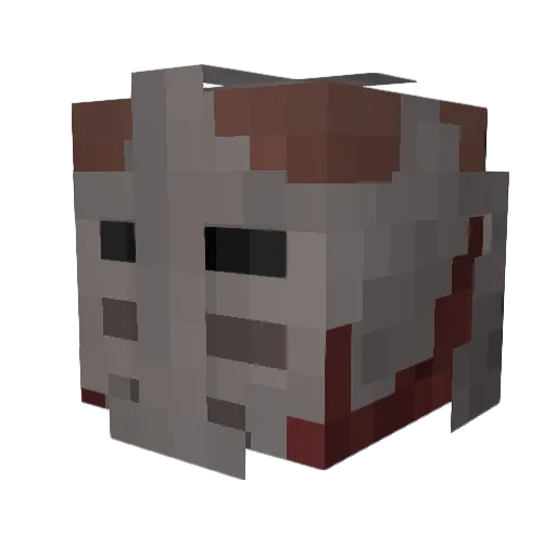 sparkfire426 Minecraft avatar head, 3D render