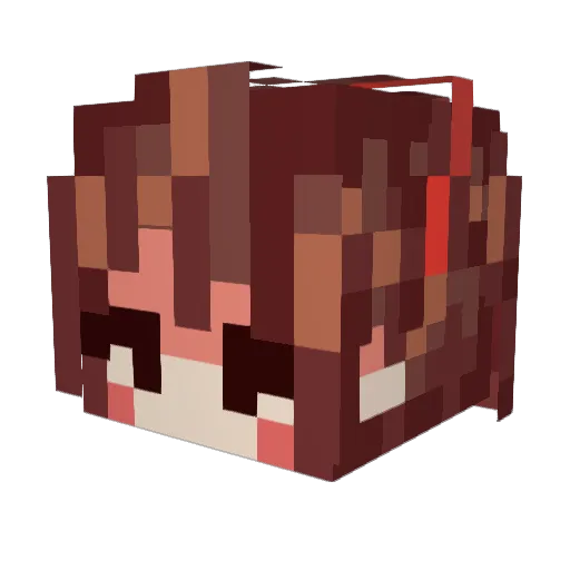 sparkleblaster99 Minecraft avatar head, 3D render