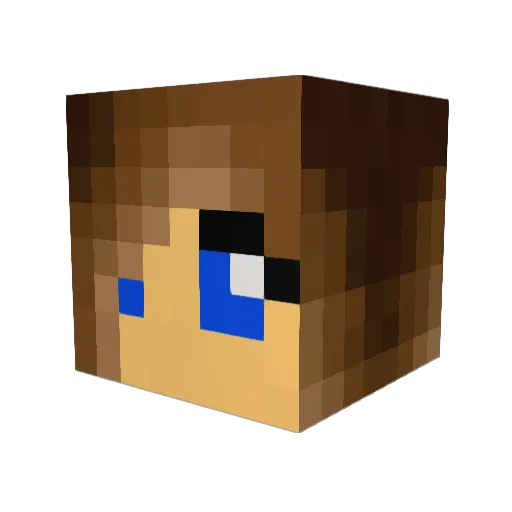 sparkleowl2018 Minecraft avatar head, 3D render