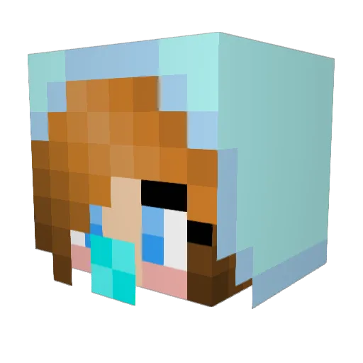sparkliepixy04 Minecraft avatar head, 3D render
