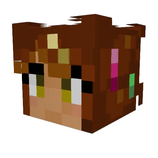 Minecraft-Avatar von sparklingsnail: Kopf als 3D-Render