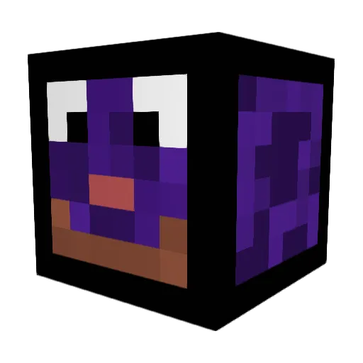 sparklyponyface Minecraft avatar head, 3D render