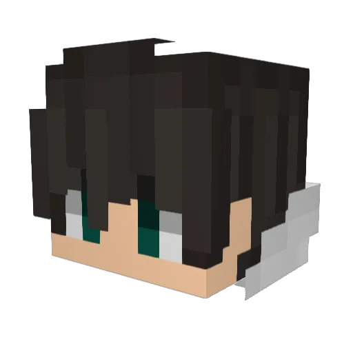 sparky_32 Minecraft avatar head, 3D render