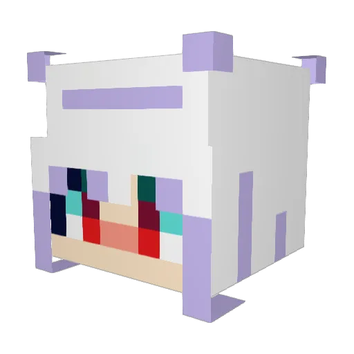 sparkytoasty Minecraft avatar head, 3D render