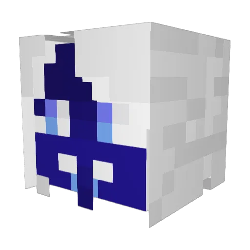 sparre12 Minecraft avatar head, 3D render