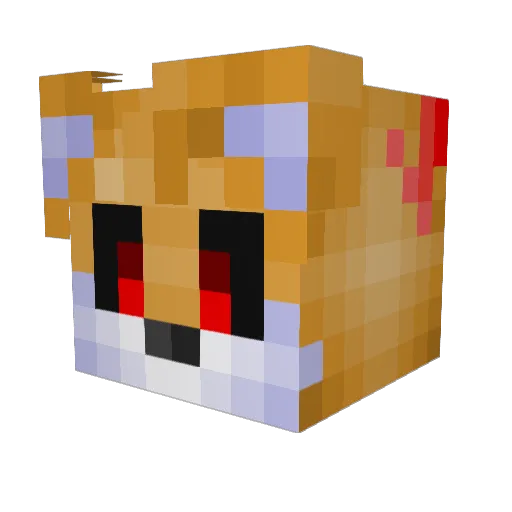 sparta228224 Minecraft avatar head, 3D render