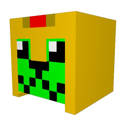 spartachilles Minecraft avatar head, 3D render